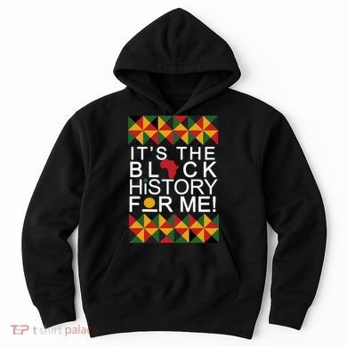 It's The Black History For Me African Colors Hoodie