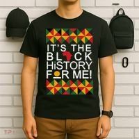 It's The Black History For Me African Colors T-Shirt thumb 6