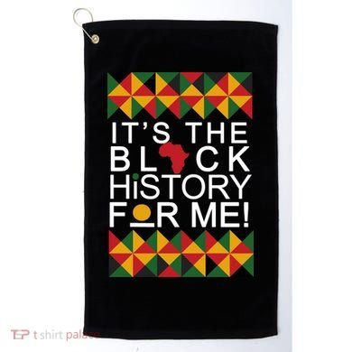 It's The Black History For Me African Colors Golf Towel
