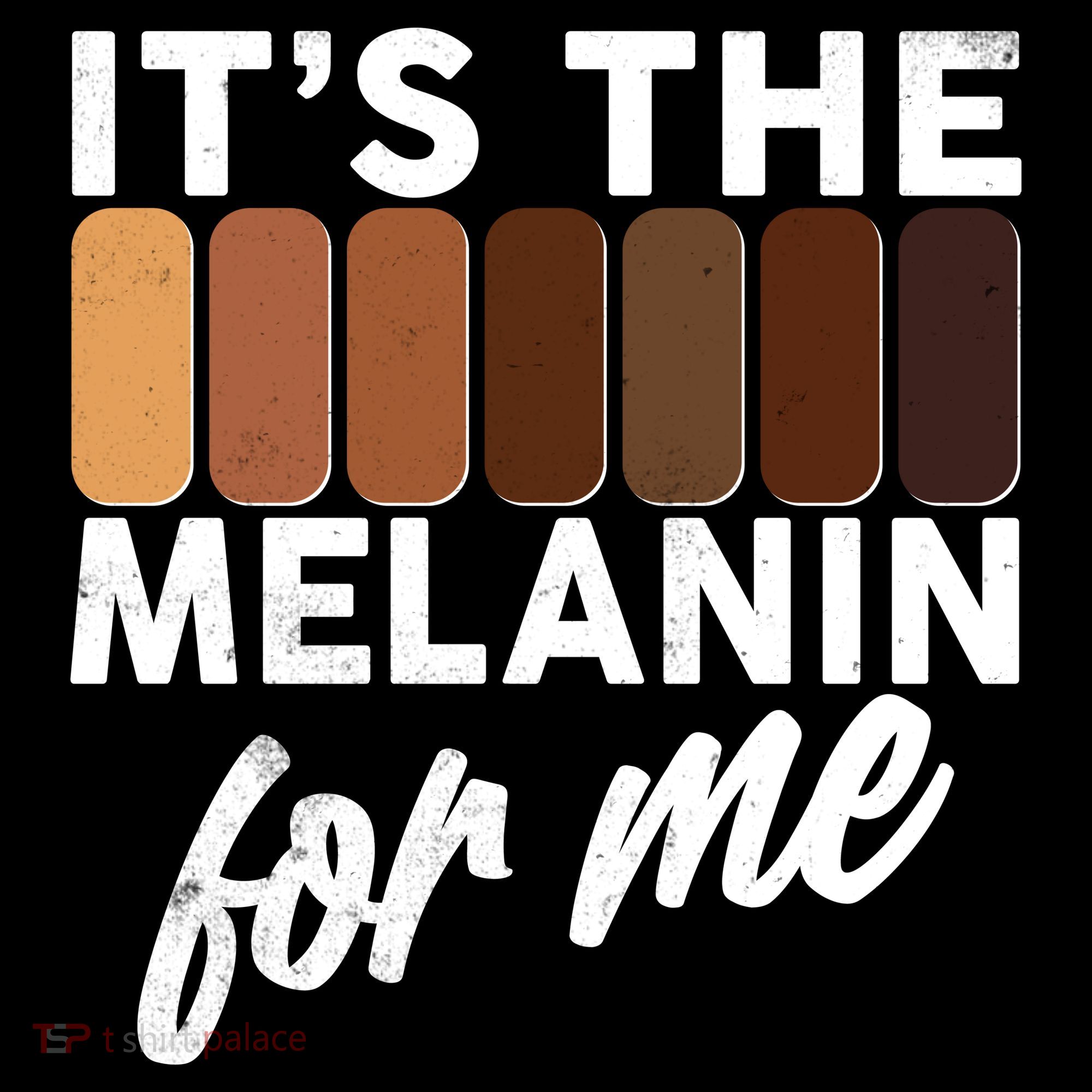 It's The Melanin For Me Skin Tones  Ornament