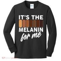 It's The Melanin For Me Skin Tones  Kids Long Sleeve Shirt thumb 0