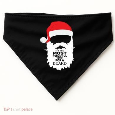 It's the Most Wonderful Time For a Beard USA-Made Doggie Bandana