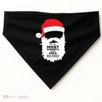 It's the Most Wonderful Time For a Beard USA-Made Doggie Bandana thumb 0