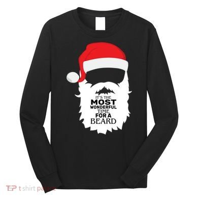 It's the Most Wonderful Time For a Beard Long Sleeve Shirt
