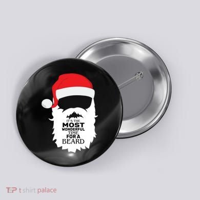 It's the Most Wonderful Time For a Beard Button