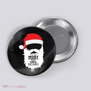 It's the Most Wonderful Time For a Beard Button