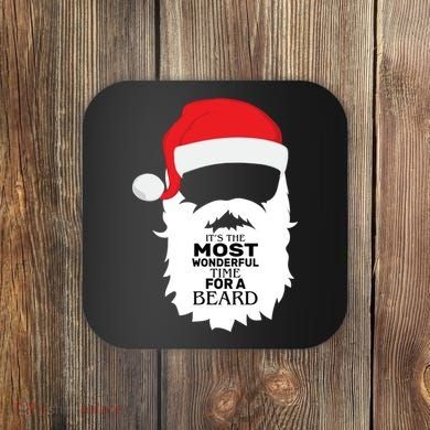 It's the Most Wonderful Time For a Beard Coaster