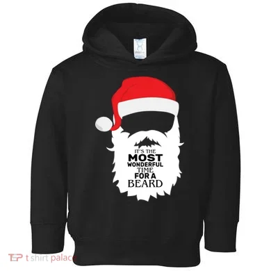 It's the Most Wonderful Time For a Beard Toddler Hoodie