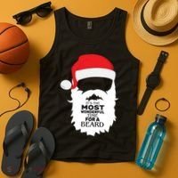 It's the Most Wonderful Time For a Beard Tank Top thumb 4