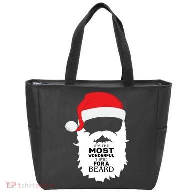 It's the Most Wonderful Time For a Beard Tote Bag