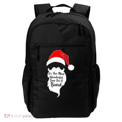 It's The Most Wonderful Time for a Beard Funny Christmas Backpack
