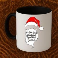 It's The Most Wonderful Time for a Beard Funny Christmas Coffee Mug thumb 2