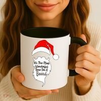 It's The Most Wonderful Time for a Beard Funny Christmas Coffee Mug thumb 3