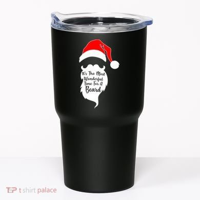 It's The Most Wonderful Time for a Beard Funny Christmas Tumbler