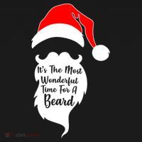 It's The Most Wonderful Time for a Beard Funny Christmas Visor thumb 3
