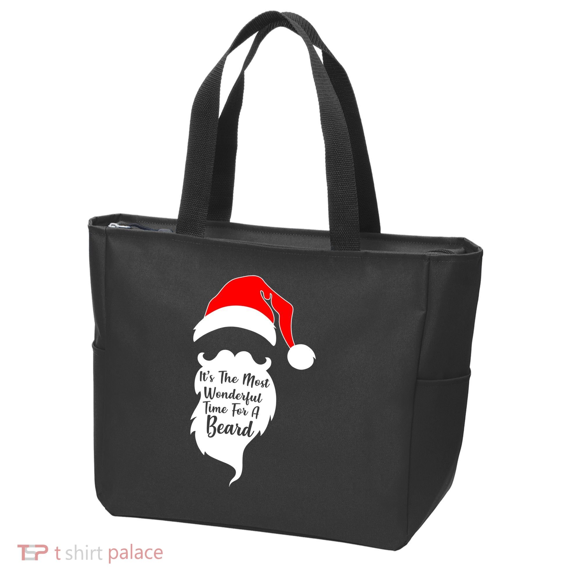 It's The Most Wonderful Time for a Beard Funny Christmas Tote Bag