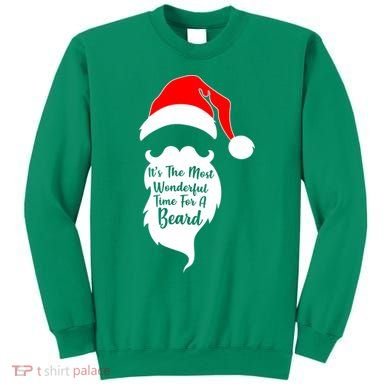 It's The Most Wonderful Time for a Beard Funny Christmas Sweatshirt