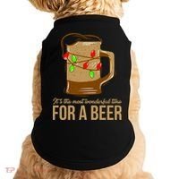 It's The Most Wonderful Time For A Beer Doggie Tank thumb 0