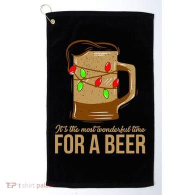 It's The Most Wonderful Time For A Beer Golf Towel