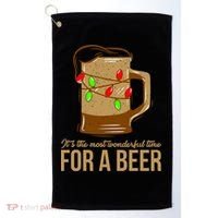 It's The Most Wonderful Time For A Beer Golf Towel thumb 0