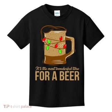 It's The Most Wonderful Time For A Beer Kids T-Shirt