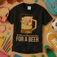 It's The Most Wonderful Time For A Beer Kids T-Shirt thumb 3