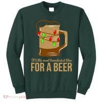 It's The Most Wonderful Time For A Beer Sweatshirt thumb 0