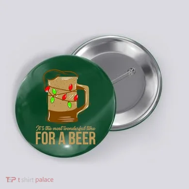 It's The Most Wonderful Time For A Beer Button