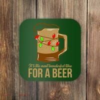 It's The Most Wonderful Time For A Beer Coaster thumb 0