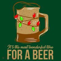It's The Most Wonderful Time For A Beer Mousepad thumb 1