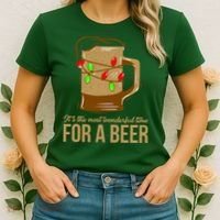 It's The Most Wonderful Time For A Beer Women's T-Shirt thumb 2