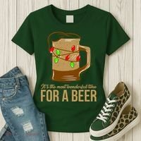 It's The Most Wonderful Time For A Beer Women's T-Shirt thumb 3
