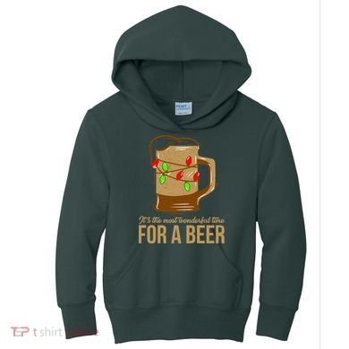 It's The Most Wonderful Time For A Beer Kids Hoodie