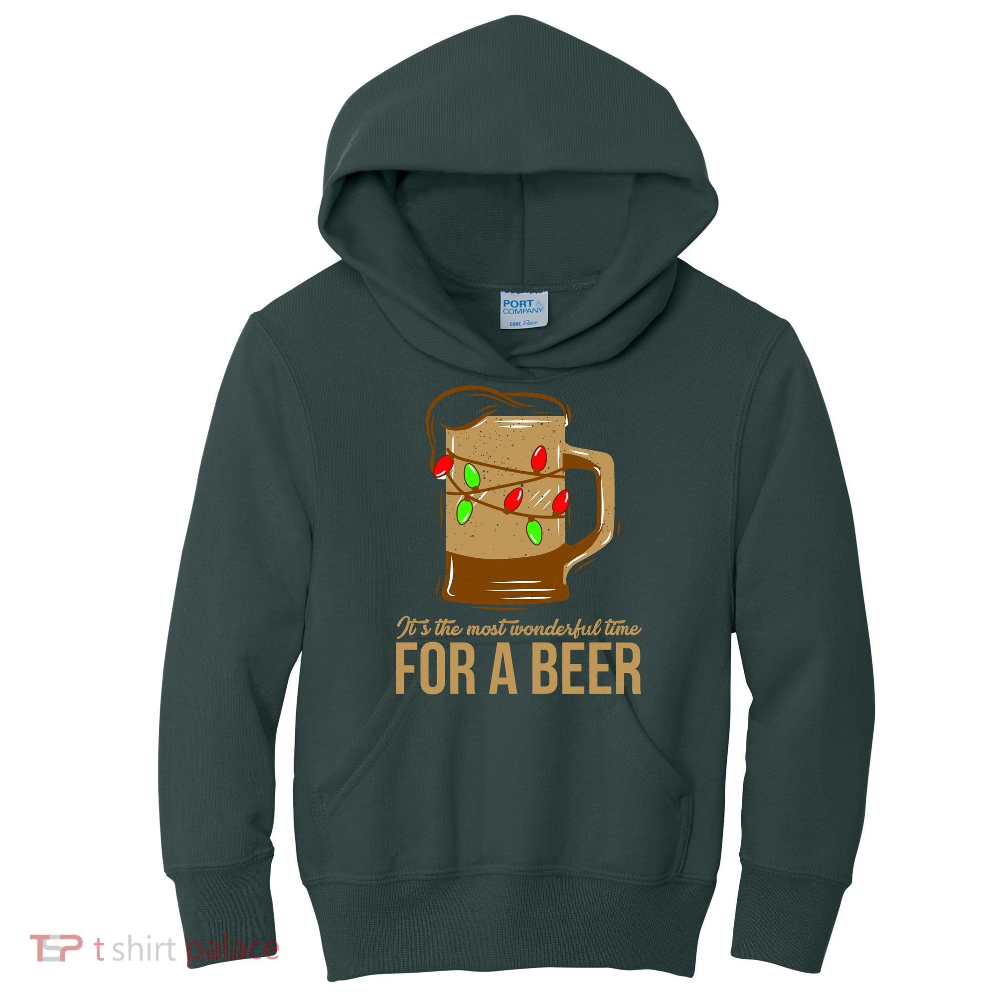 It's The Most Wonderful Time For A Beer Kids Hoodie