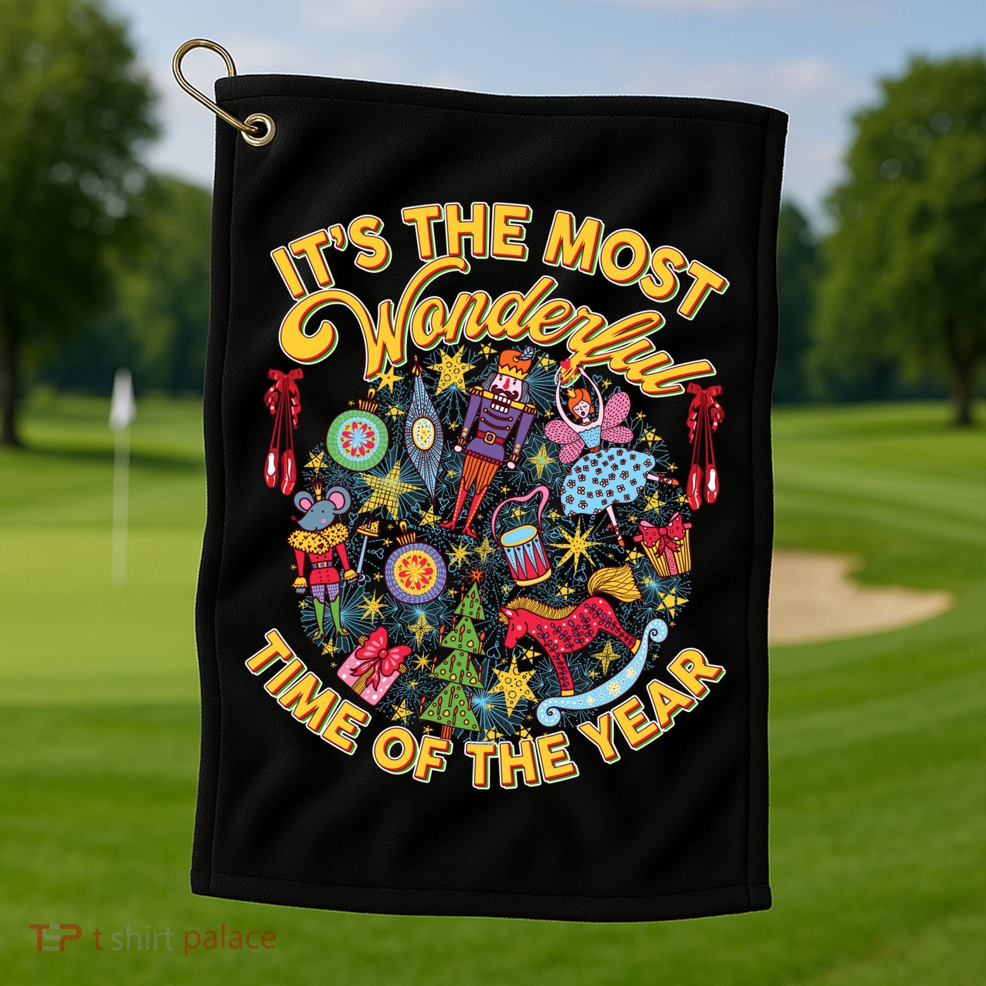 It's The Most Wonderful Time Of The Year Golf Towel