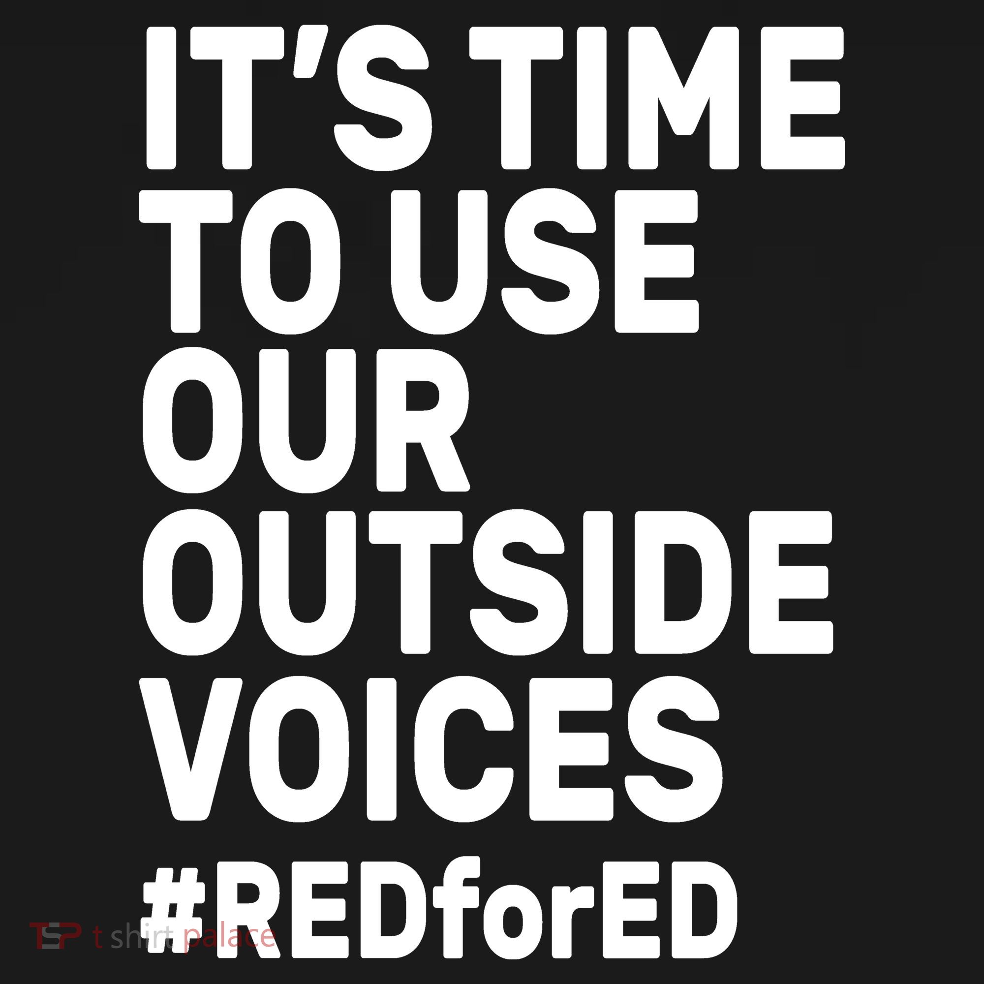 It's Time To Use Our Outside Voice Red For Ed Bucket Hat
