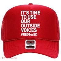 It's Time To Use Our Outside Voice Red For Ed Hat thumb 0