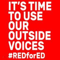 It's Time To Use Our Outside Voice Red For Ed Visor thumb 3