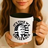 It's Time We Circle Back Trump 2024 Election Coffee Mug thumb 3