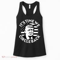 It's Time We Circle Back Trump 2024 Election Women's Tank Top thumb 0