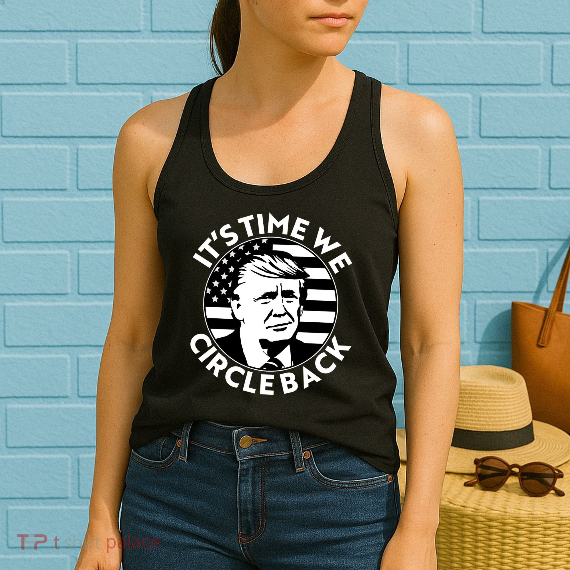 It's Time We Circle Back Trump 2024 Election Women's Tank Top