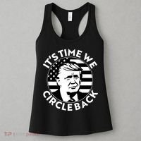 It's Time We Circle Back Trump 2024 Election Women's Tank Top thumb 3