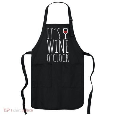 It's Wine O'Clock Apron