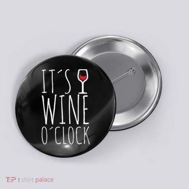 It's Wine O'Clock Button