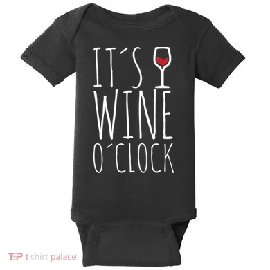 It's Wine O'Clock Baby Bodysuit