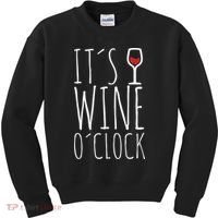 It's Wine O'Clock Kids Sweatshirt thumb 0