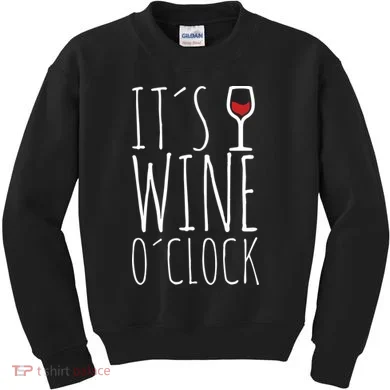 It's Wine O'Clock Kids Sweatshirt