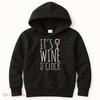 It's Wine O'Clock Kids Hoodie thumb 0