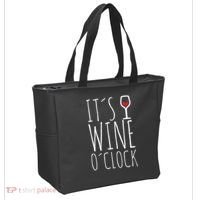 It's Wine O'Clock Tote Bag thumb 2