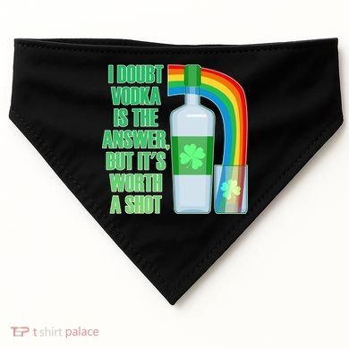 It's Worth a Shot of Vodka USA-Made Doggie Bandana